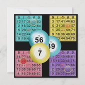 BINGO-uitnodiging Kaart (Voorkant)