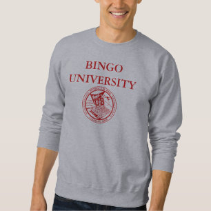 BINGO UNIVERSITY Officieel rood zeehond logo swesh Trui