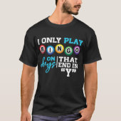 Bingo verslaafde grootma Grandpa Bingo Gambling T-shirt (Voorkant)