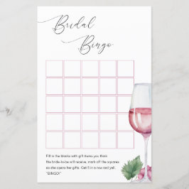 Bingo Vino voor Vows Vrijgezellenfeest Game