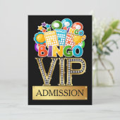 Bingo VIP Uitnodiging (Staand voorkant)