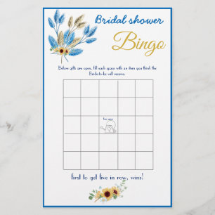 Bingo Vrijgezellenfeest Game Card Flyer