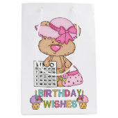 Bingo wenst je Birthday middelgrote cadeau tas Medium Cadeauzakje (Voorkant)