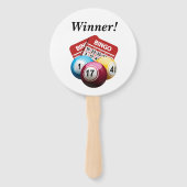 Bingo Winnaar Handventilatoren Handwaaier (Achterkant)