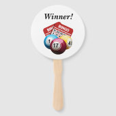 Bingo Winner Handheld Fans Handwaaier (Achterkant)