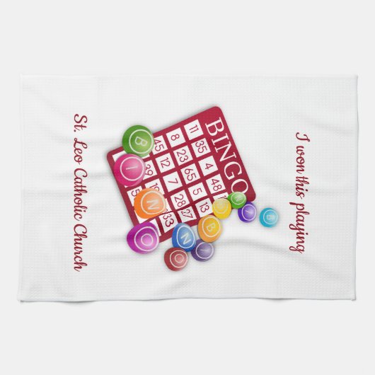 Bingo Winner Kitchen Towel Theedoek (Horizontaal)