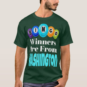 Bingo Winners zijn afkomstig uit Washington Funny T-shirt