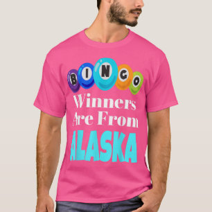 Bingo Winners zijn van Alaska Funny Game Night Bin T-shirt