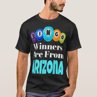 Bingo Winners zijn van Arizona Funny Game Night Bi T-shirt