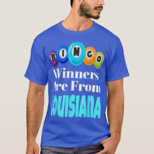Bingo Winners zijn van Louisiana Funny Game Night T-shirt