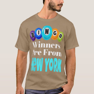 Bingo Winners zijn van New York Funny Game Night B T-shirt