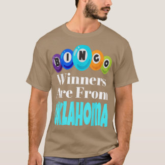 Bingo Winners zijn van Oklahoma Funny Game Night B T-shirt