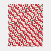 Bingo word art fleece deken (Voorkant)