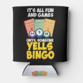 BINGO: Yells Bingo Playing Cards Blikjeskoeler (Voorkant)