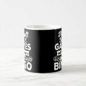 Bingo Yells Funny Bingo Caller Outfit Bingo Playe Koffiemok (Center)