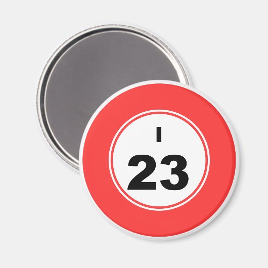 Bingobal I Magneet (Voorkant / Achterkant)