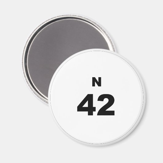 Bingobal N Magneet (Voorkant / Achterkant)