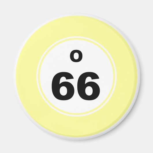 Bingobal O Magneet (Voorkant)