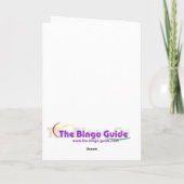 Bingokaarten - 40e verjaardag kaart (Achterkant)