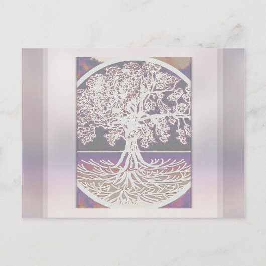 bingospel | Levensboom Uitnodiging Briefkaart (Achterkant)