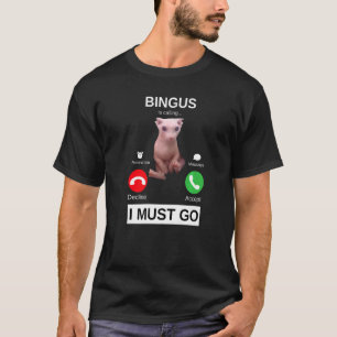 Bingus Belooft Haarloze Sphynx Kat Meme T-shirt