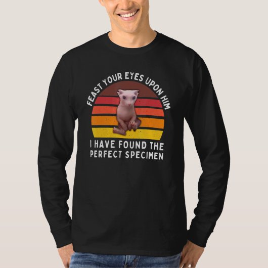 Bingus Meme Het Perfecte Exemplaar Haarloze Sphyn T-shirt (Voorkant)