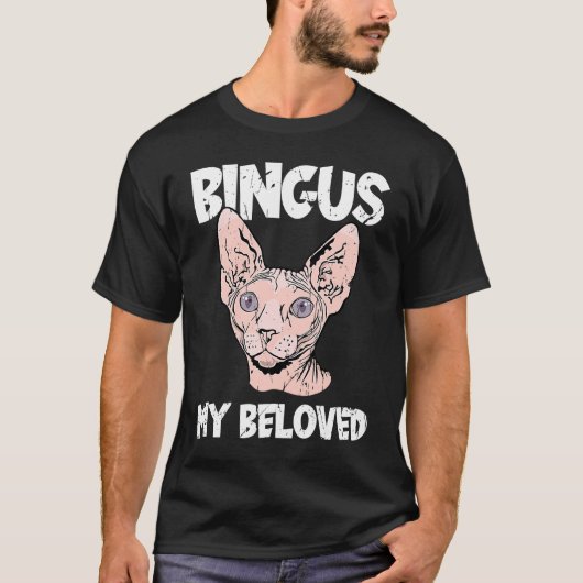 Bingus My Beloved Hairless Sphinx Cat  Adorable Sp T-shirt (Voorkant)