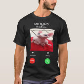 Bingus noemt Big Cat Meme T-shirt (Voorkant)