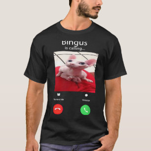 Bingus noemt Big Cat Meme T-shirt