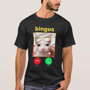 Bingus noemt haarloze sfinx kat Bingus kat M T-shirt