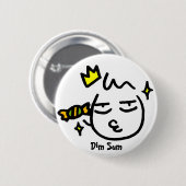 binh, dim Sum Ronde Button 5,7 Cm (Voorkant /achterkant)