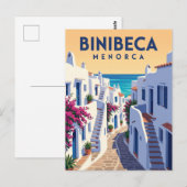 Binibeca Vell Spanje Briefkaart (Voorkant / Achterkant)
