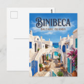 Binibeca Vell Spanje Briefkaart (Voorkant / Achterkant)