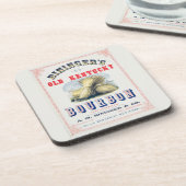 Bininger's Old Kentucky Bourbon 1849 Reserve. Bier Onderzetter (Linkerzijde)
