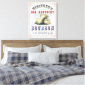 Bininger's Old Kentucky Bourbon 1849 Reserve. Canvas Afdruk (Insitu (Slaapkamer))