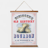 Bininger's Old Kentucky Bourbon 1849 Reserve. Hangend Wandkleed (Voorkant)