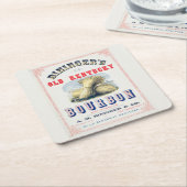 Bininger's Old Kentucky Bourbon 1849 Reserve. Kartonnen Onderzetters (Schuin)