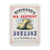 Bininger's Old Kentucky Bourbon 1849 Reserve. Magneet (Verticaal)