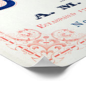 Bininger's Old Kentucky Bourbon 1849 Reserve. Poster (Hoek)