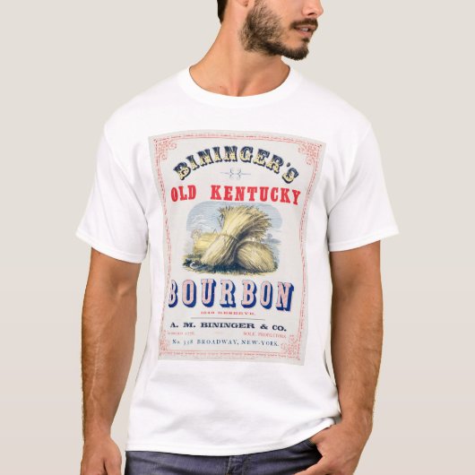 Bininger's Old Kentucky Bourbon 1849 Reserve. T-shirt (Voorkant)