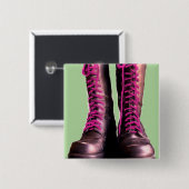 Bink Boots Vierkante Button 5,1 Cm (Voorkant /achterkant)