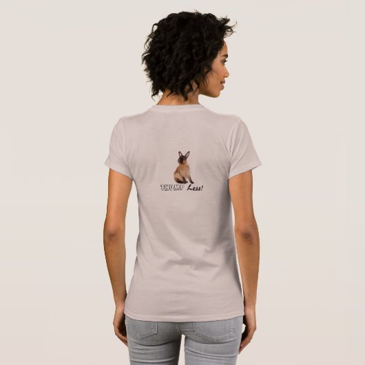 Binky Meer...Drong Minder Vrouwenscharreltje (Duch T-shirt (Achterkant volledig)