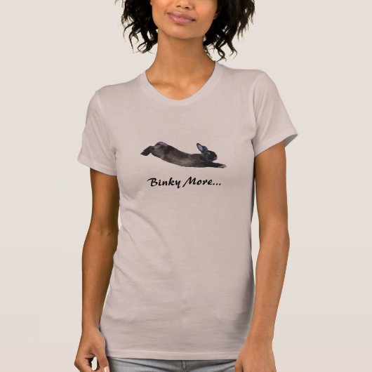 Binky Meer...Drong Minder Vrouwenscharreltje (Duch T-shirt (Voorkant)
