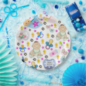Binky Pacifier Paper Borden Papieren Bordje (Feest)