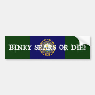 BINKY SEARS OF STERVEN! BUMPERSTICKER