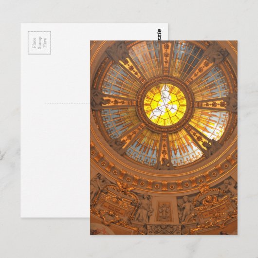 Binnen-Berlijn-kathedraal (Berliner Dom) Briefkaart (Voorkant / Achterkant)