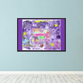 Binnen de Acrylverven Canvas Afdruk (Insitu (Houten vloer))