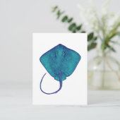 BINNEN DE BLAUW BRIEFKAART (Staand voorkant)