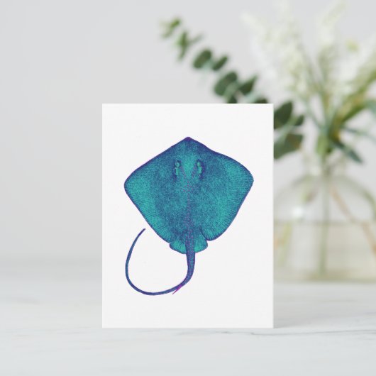 BINNEN DE BLAUW BRIEFKAART (Staand voorkant)