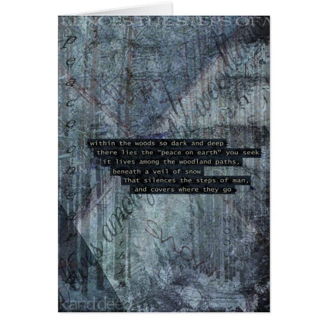 Binnen de Bossen ligt vrede (Voorkant)